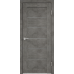 Дверное полотно Master Foil LOFT 1 800х2000 Цвет Бетон темно-серый стекло Мателюкс Графит