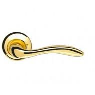 Ручка раздельная Selena LD19-1GP/SG-5 золото/матовое золото