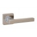 Ручки дверные PRO-ZQ Trento SN/CP матовый никель/хром, арт. 010550641 LOCKSTYLE (ЛОКСТАЙЛ)
