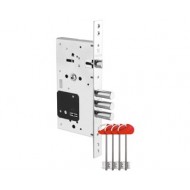 Замок врезной сувальдный с защелкой V25/S-60.85.3R16 4 ключа